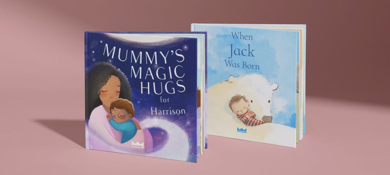 Mummy's magic hugs and When You Were Born books