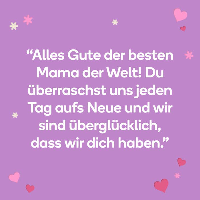 Eine Widmung zum Muttertag