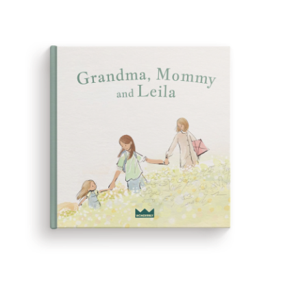 front cover of grandma, mummy and me book
