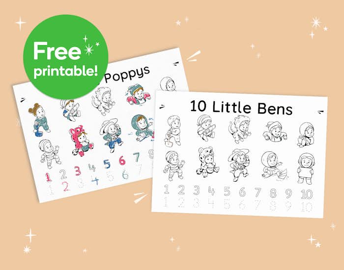 free counting worksheet
