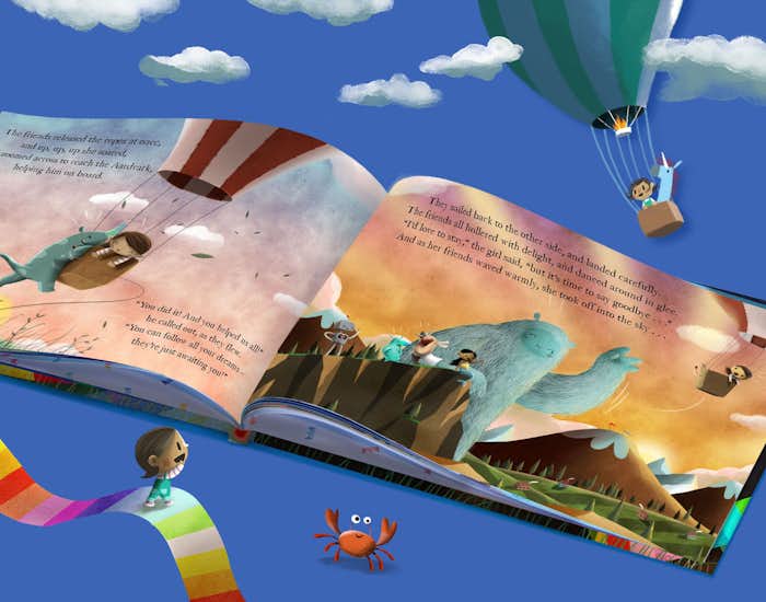 An inside page of Dared To Dream