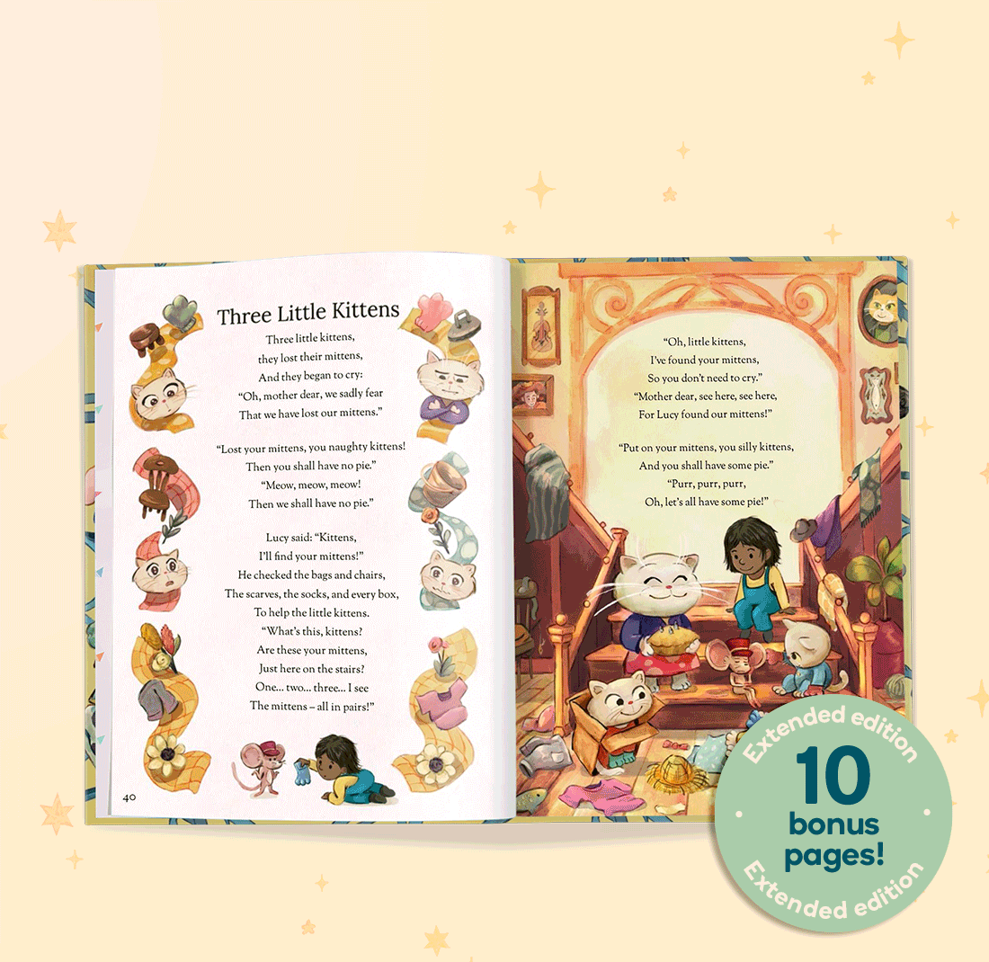 Your Treasury of Nursery Rhymes Personalized Nursery Rhyme Book