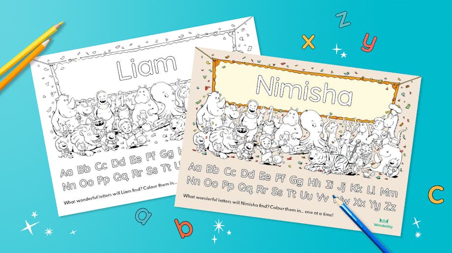 Download Alphabet Colouring Sheets Free Printables Wonderbly