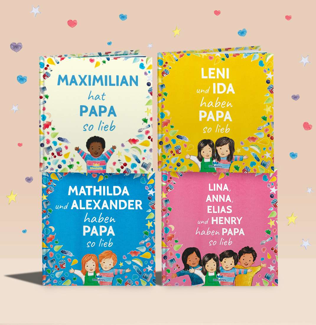 Papa Ich Hab Dich Lieb Buch Zum Selber Gestalten Ich hab Papa so lieb | Personalisiertes Buch für Papa | Wonderbly