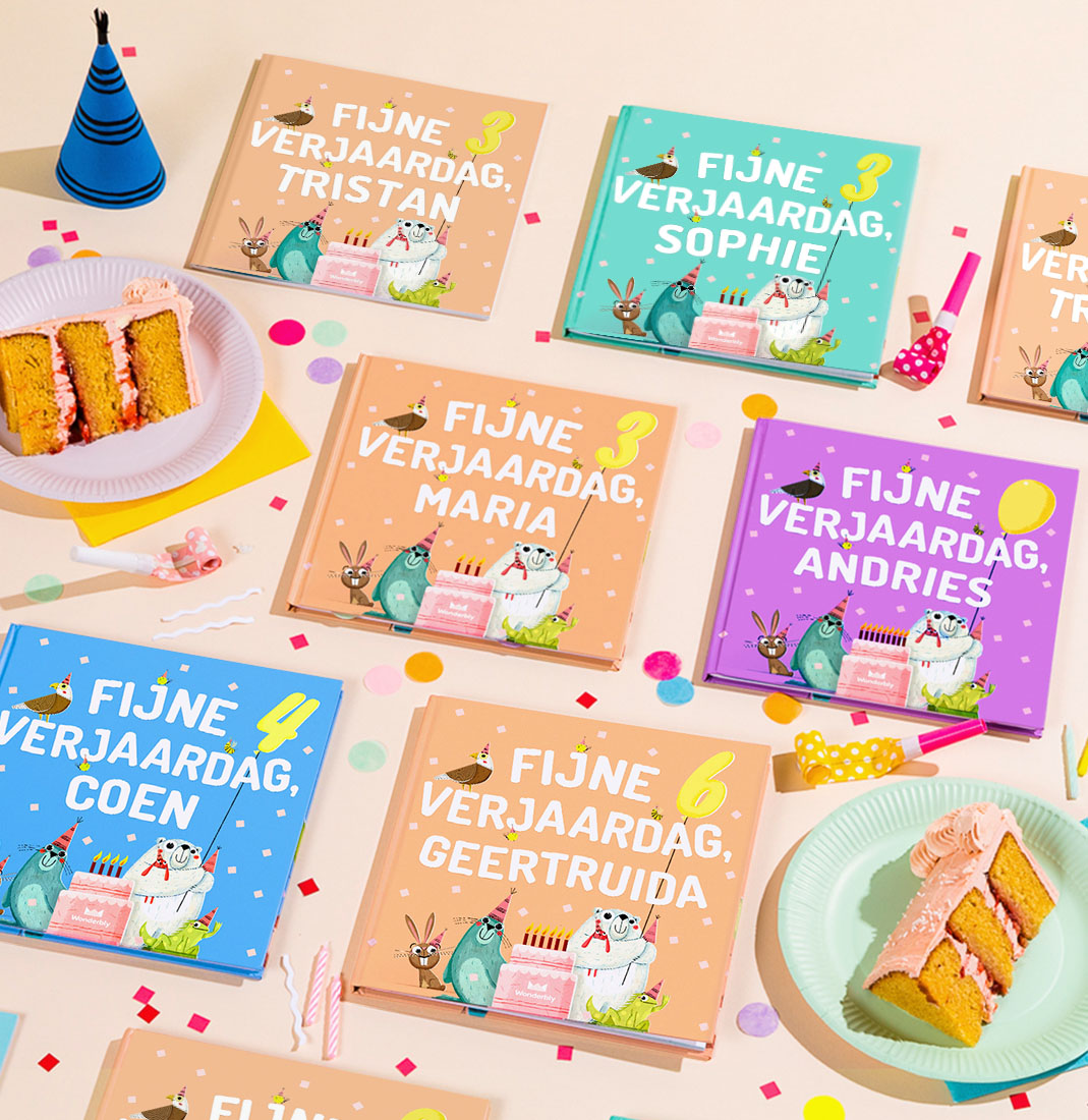 Fijne Verjaardag Verjaardagsboek Voor Kinderen Wonderbly