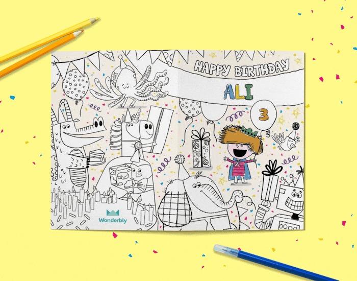 Happy Bonkers Birthday card