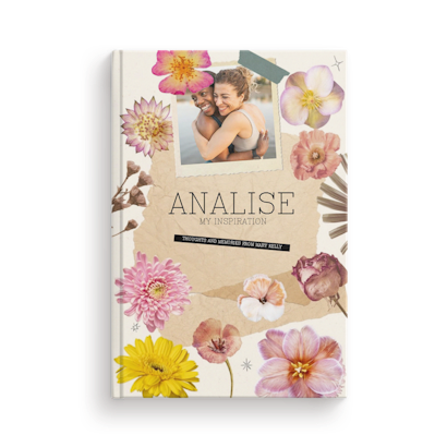 Example of a personalised friendship book cover