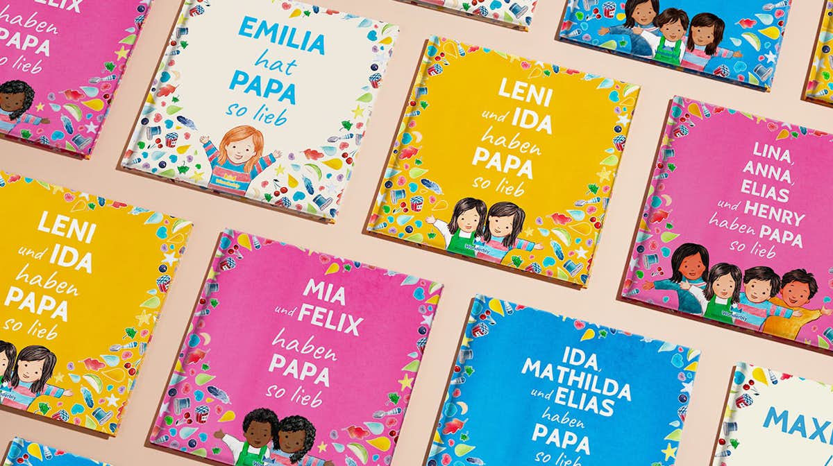 Papa Ich Hab Dich Lieb Buch Zum Selber Gestalten www.wonderbly.com