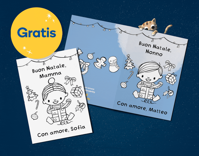 Un biglietto di Natale personalizzato gratis!