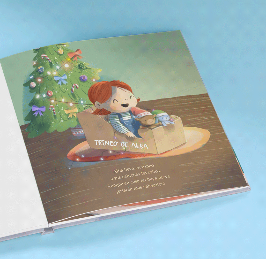 gif of open pages in christmas kindness for you book