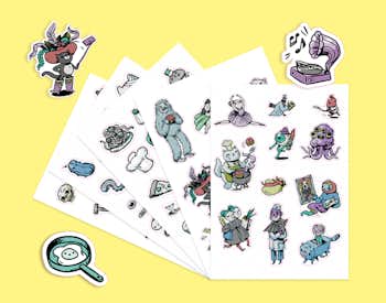 World of WAY Partials - Stickers