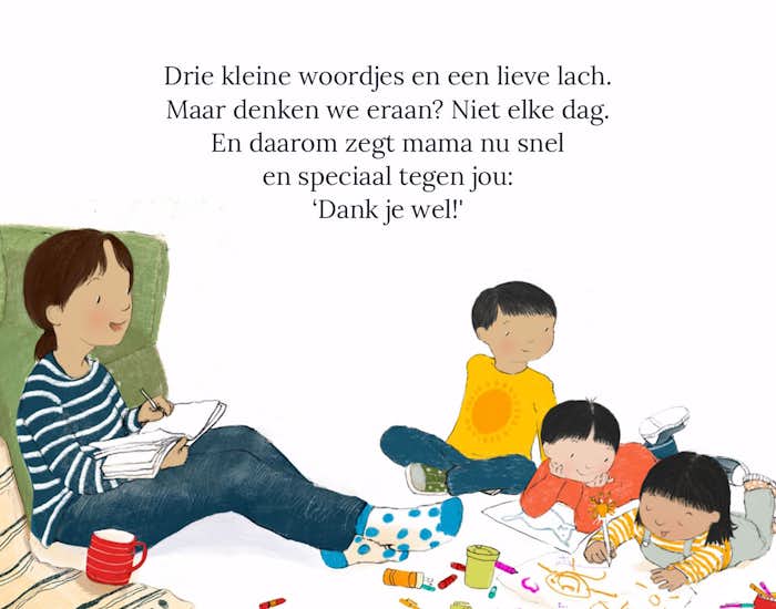 Deel van het verhaal van het boek