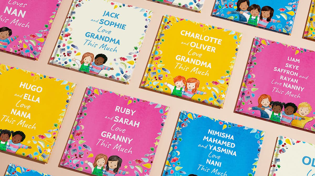 I Love Grandma This Much | Personalized Book for Grandma ...