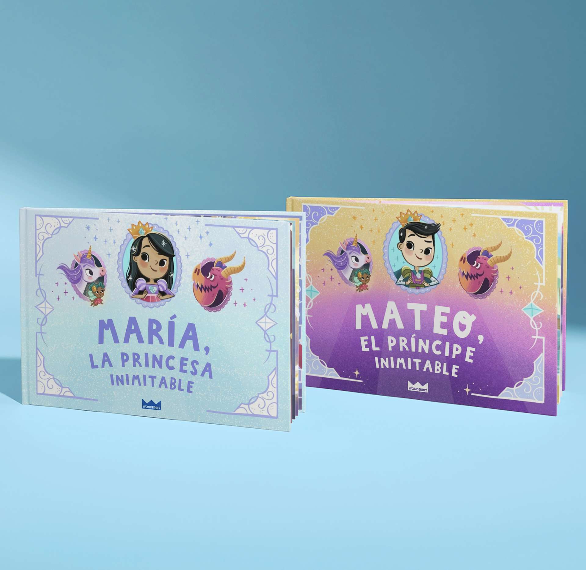 two front covers of princess book