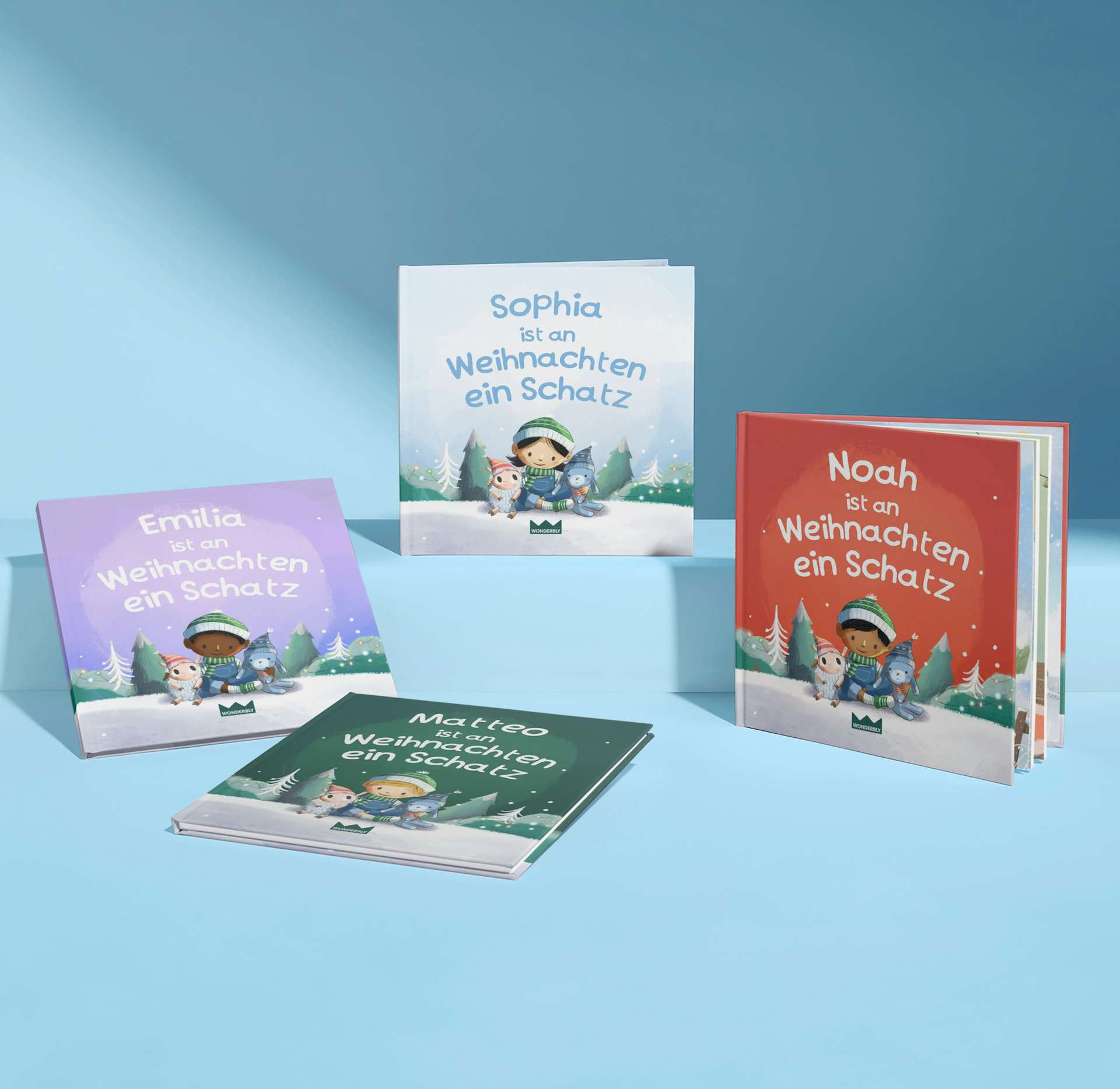 four front covers of christmas kindness for you book