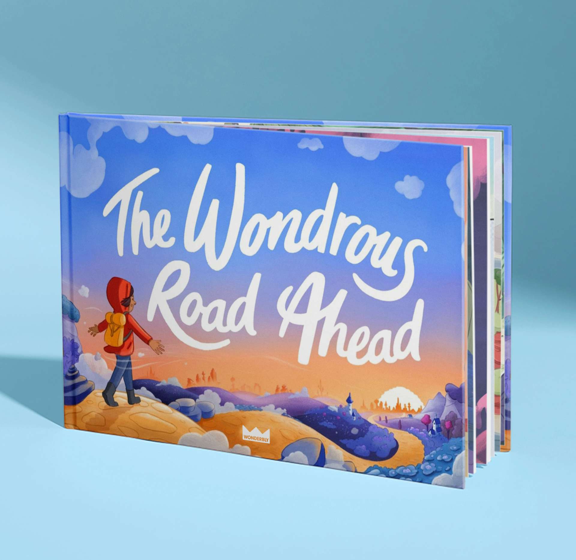 Book cover of The wondrous road ahead