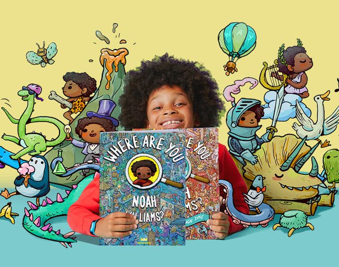 Child holding Where Are You Bundle
