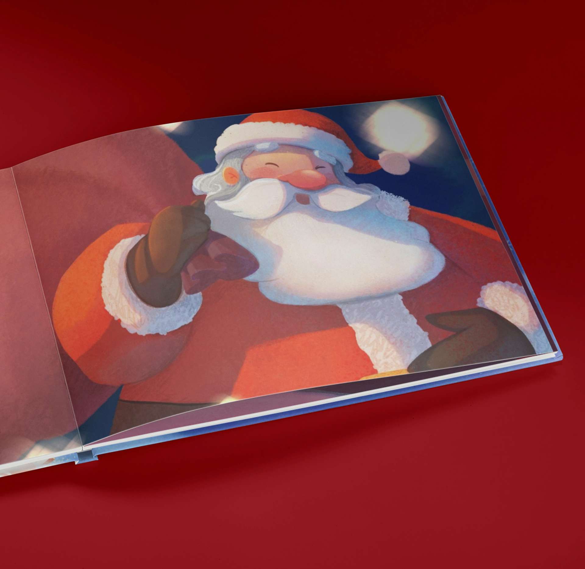 open page of your night before christmas book
