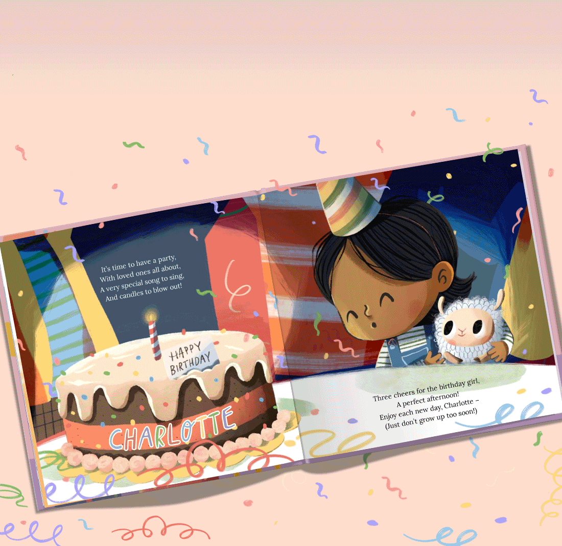 First Birthday for You Personalize your baby's book Wonderbly
