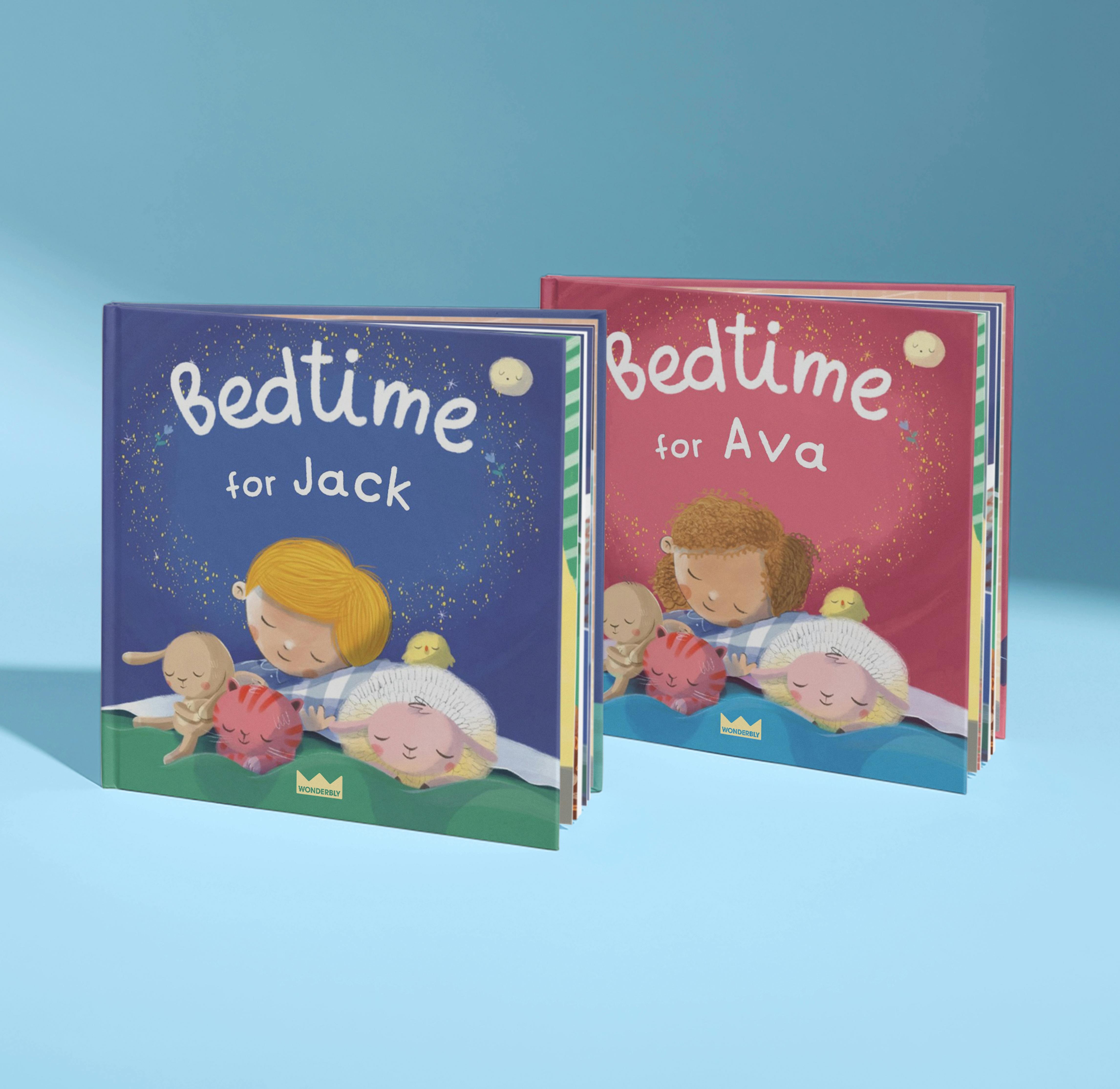 two personalised books