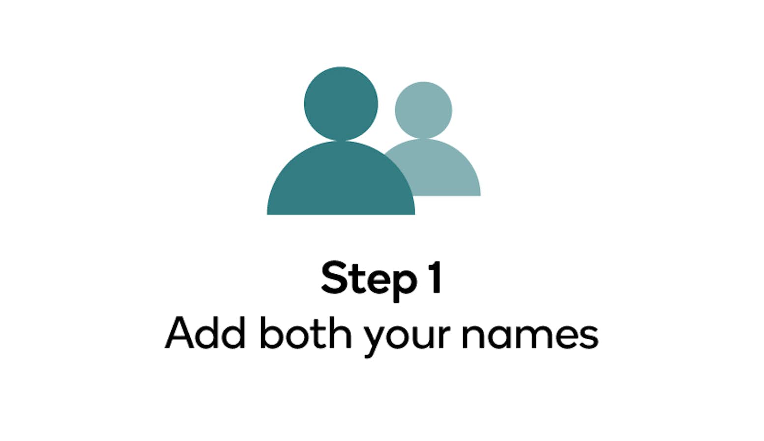Add both your names