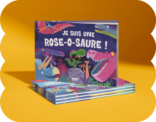 Livre personnalisé sur les dinosaures