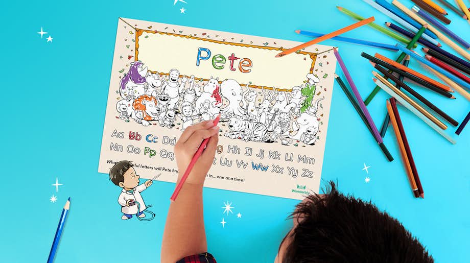 Download Alphabet Colouring Sheets Free Printables Wonderbly