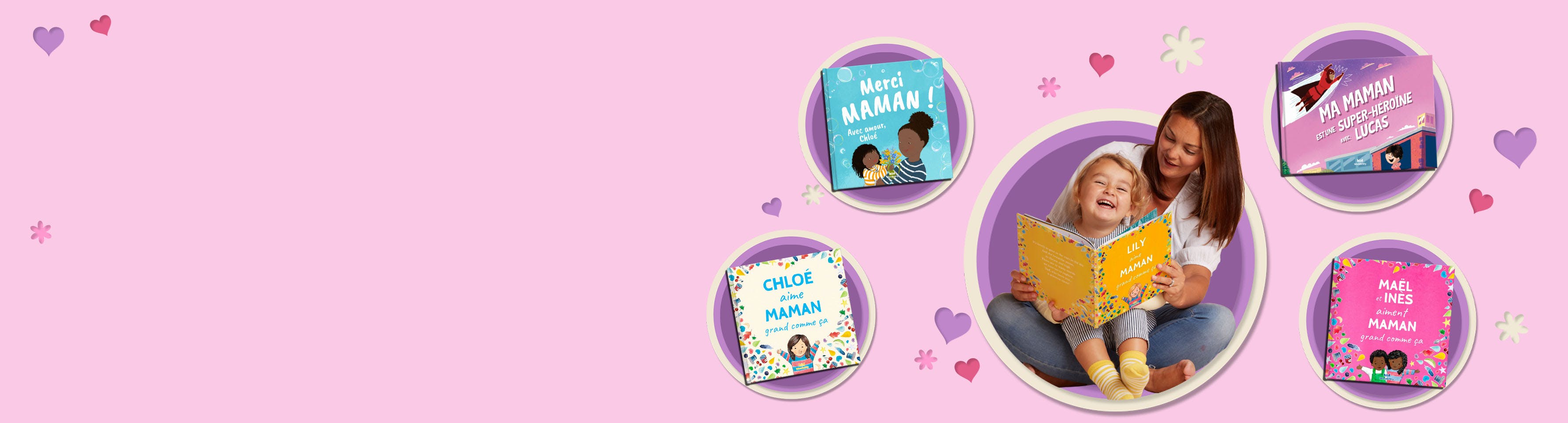 Des livres de la collection la Fête des mères