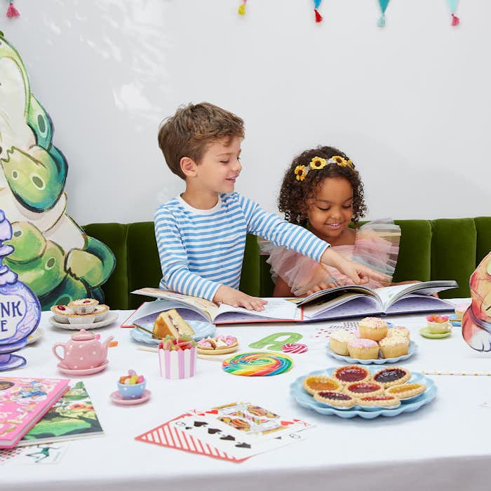 parents and children reading books