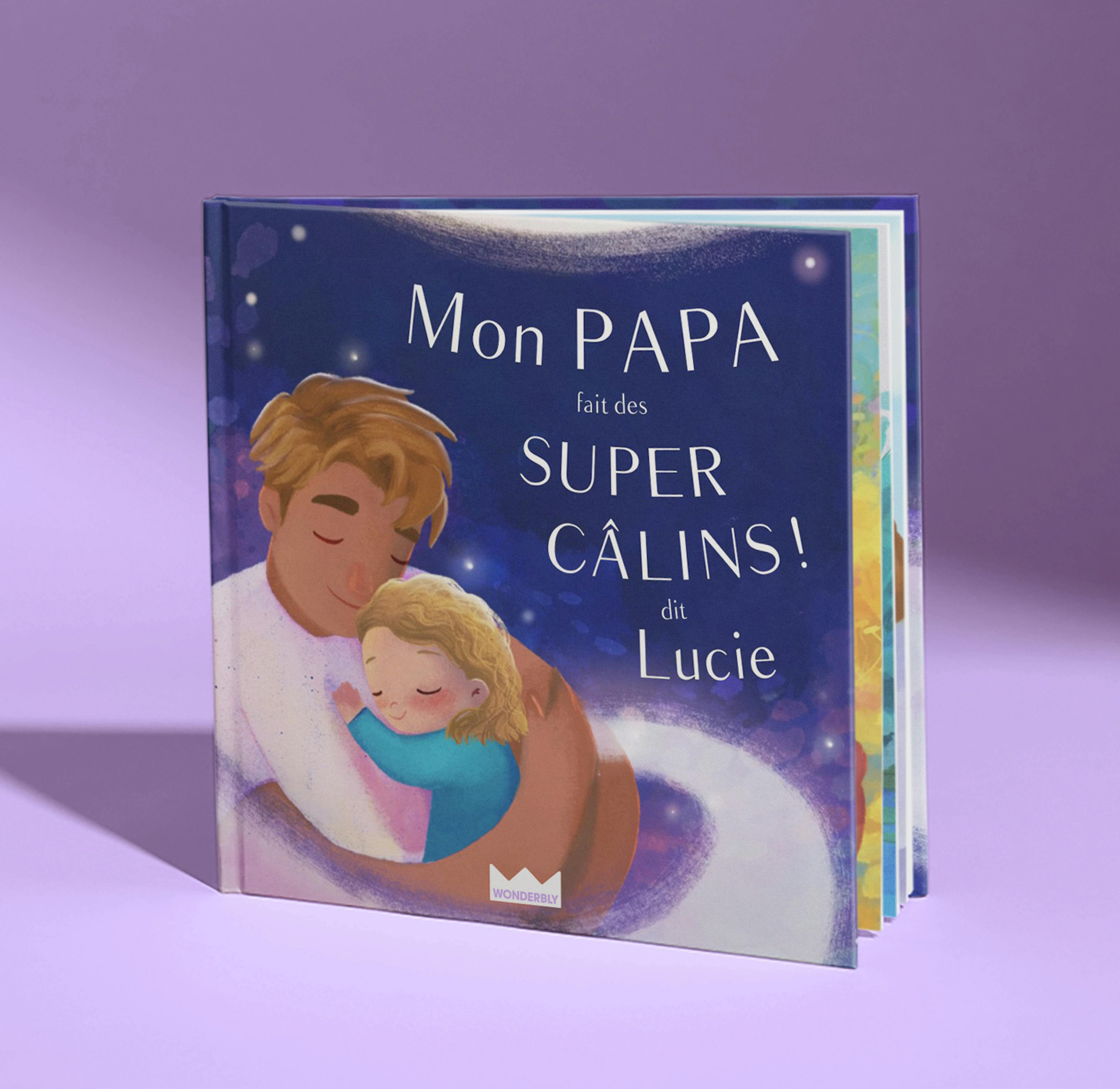 Livre pour papa : un livre personnalisé avec le mot PAPA