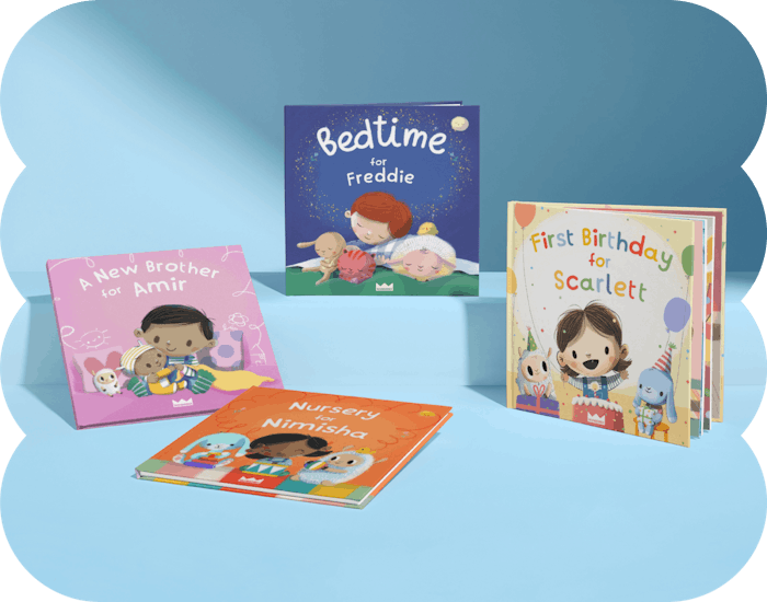 four personalised books