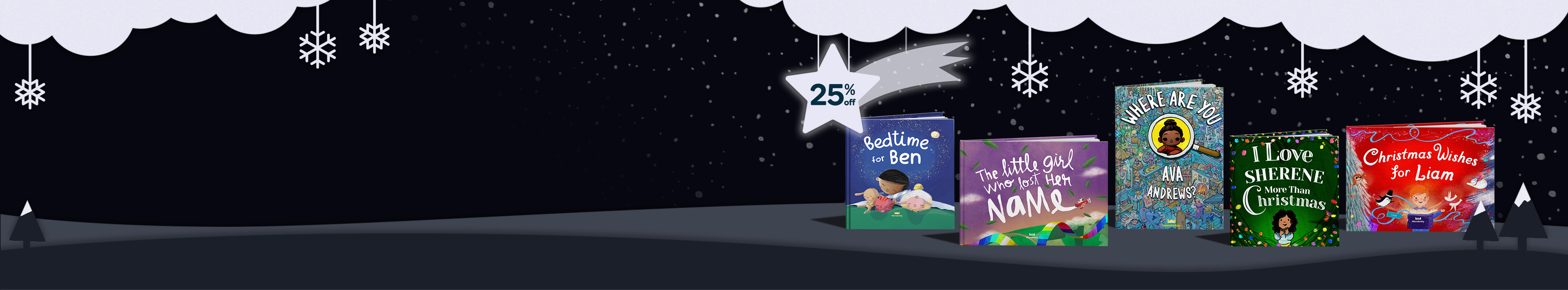 christmas book with child's name