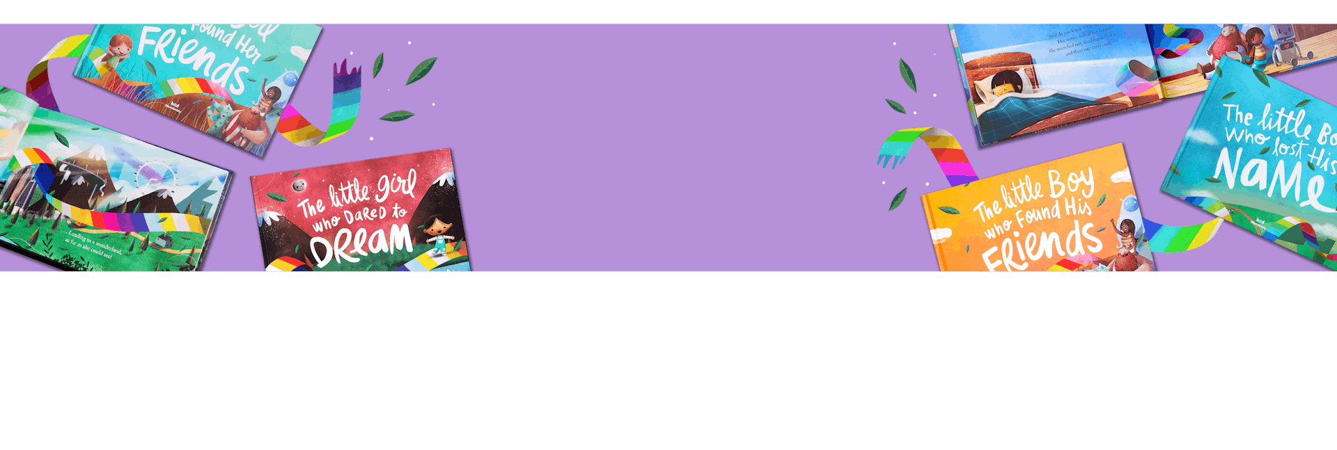 A mix of the books from the Lost My Name World