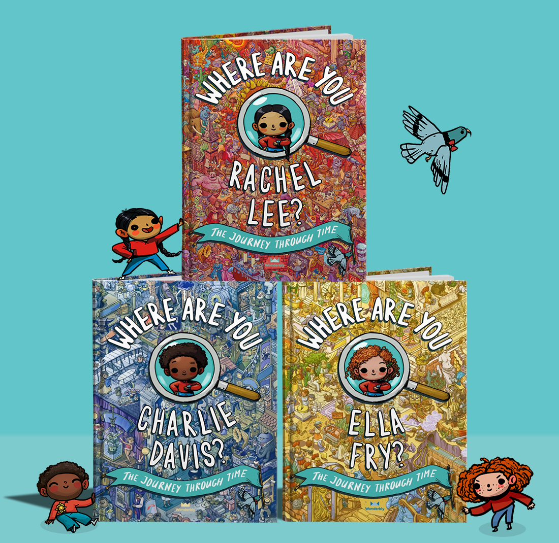 Where Are You The Journey Through Time Look And Find Book Wonderbly