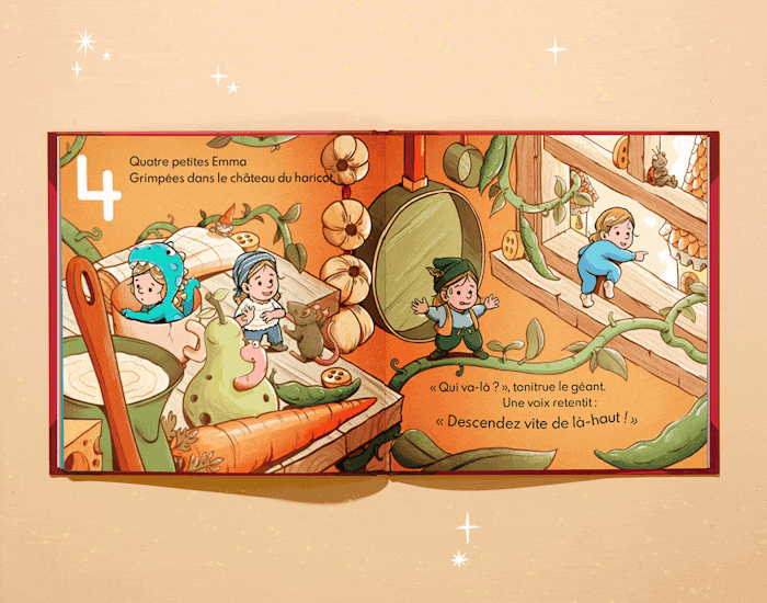 Personalized spread in 10 Little Yous