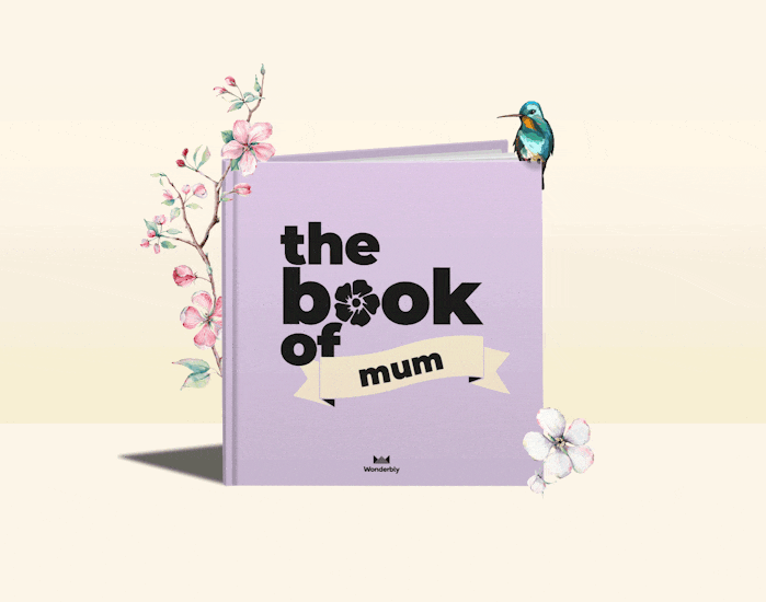 Gif showing different personalised book of Everyone - Mum edition