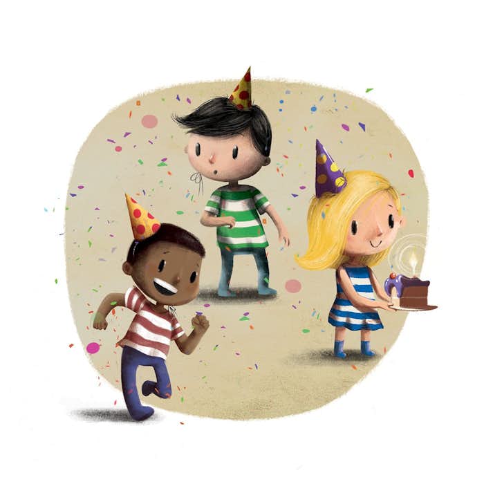 The Birthday Thief Book - Product Description about the range of different diverse character you can select to represent the child you are gifting for 