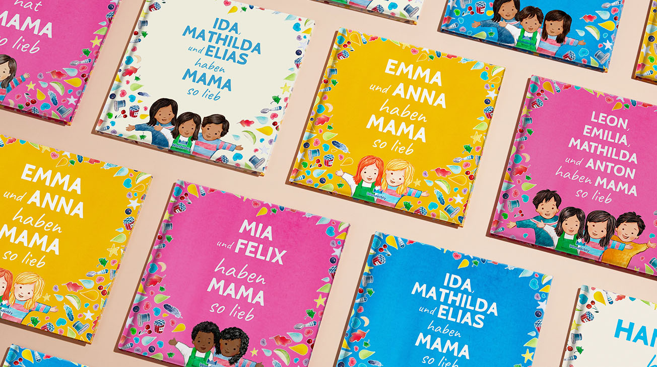 Personalisiere diese schÃ¶ne Geschichte fÃ¼r Mama mit bis zu vier Kindern. Das perfekte Geschenk zum Muttertag, zum Geburtstag oder einfach nur so.