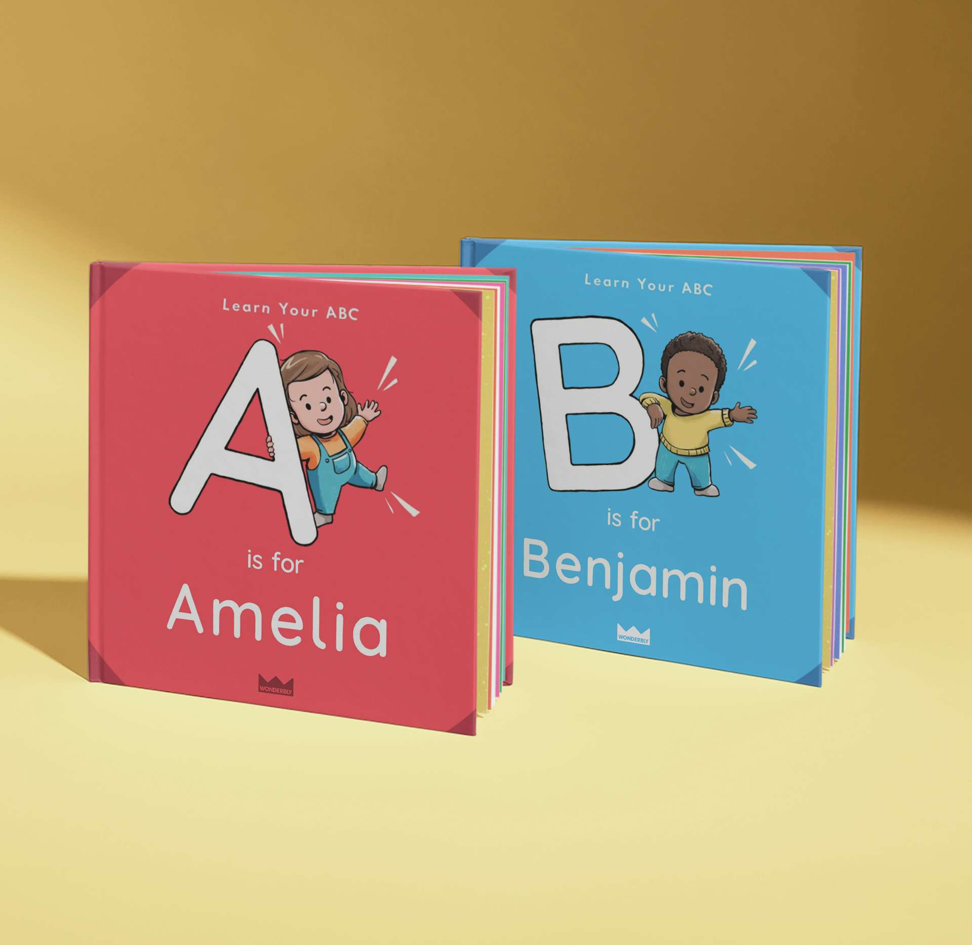 two covers of abc book