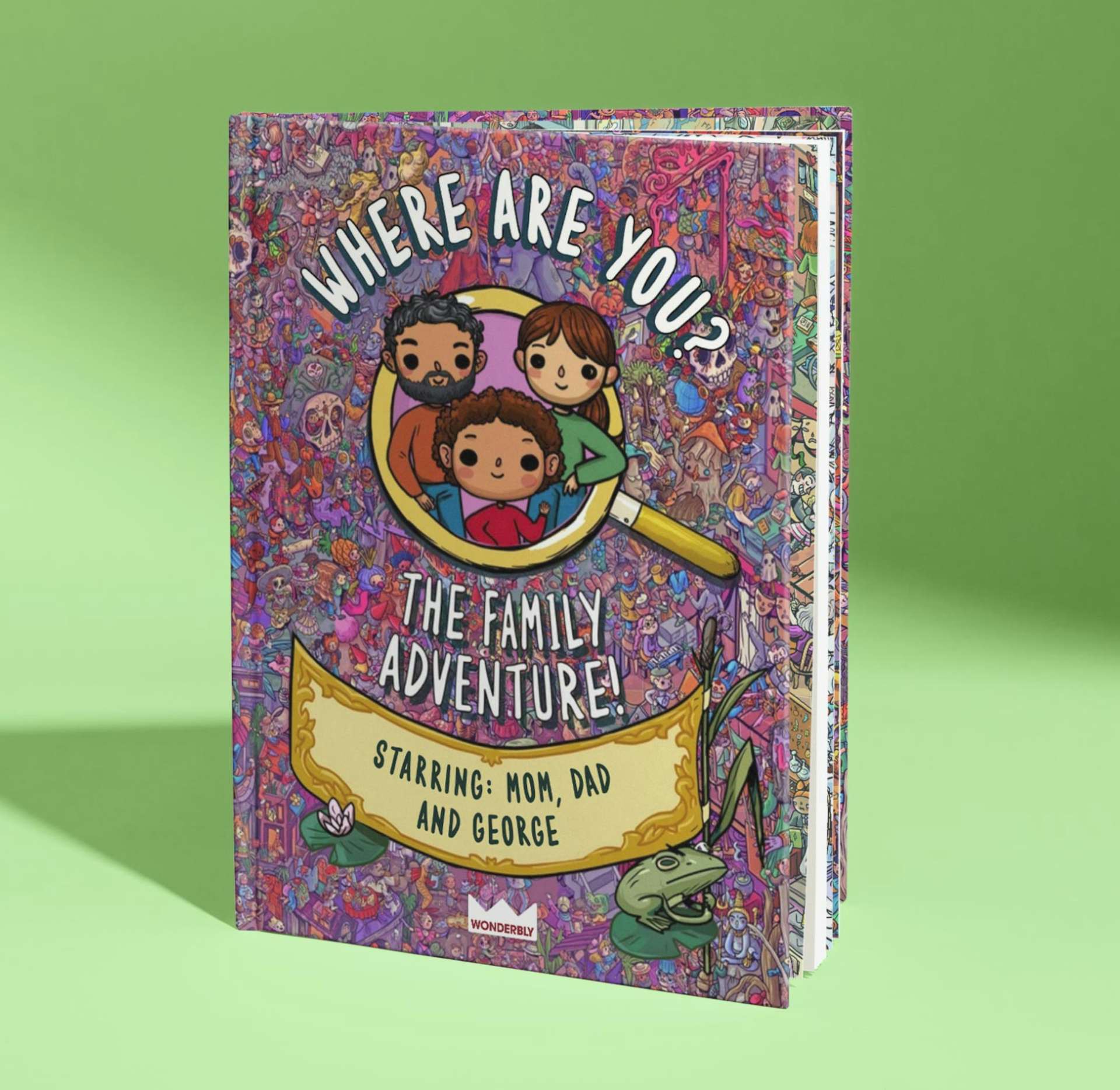 front cover of way4 family adventure book