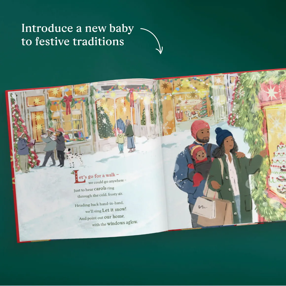 A page inside the personalised book