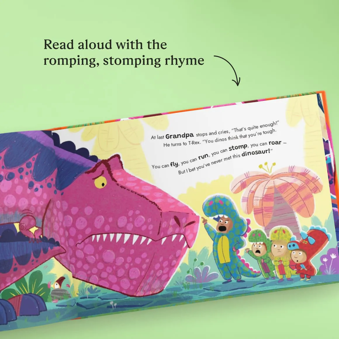 A page inside the personalized book