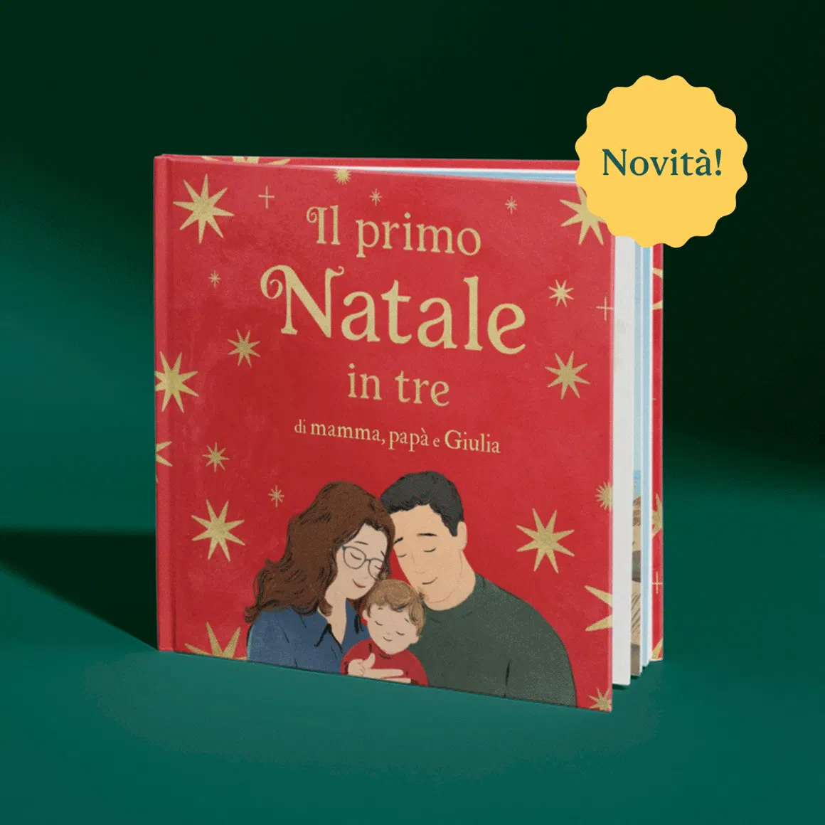 GIF di diverse copertine - Il nostro primo Natale in tre