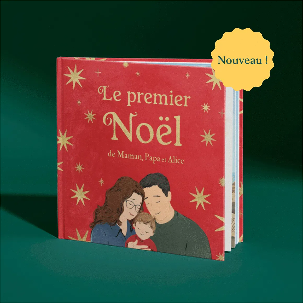 Un GIF de différentes couvertures - Notre premier Noël avec toi