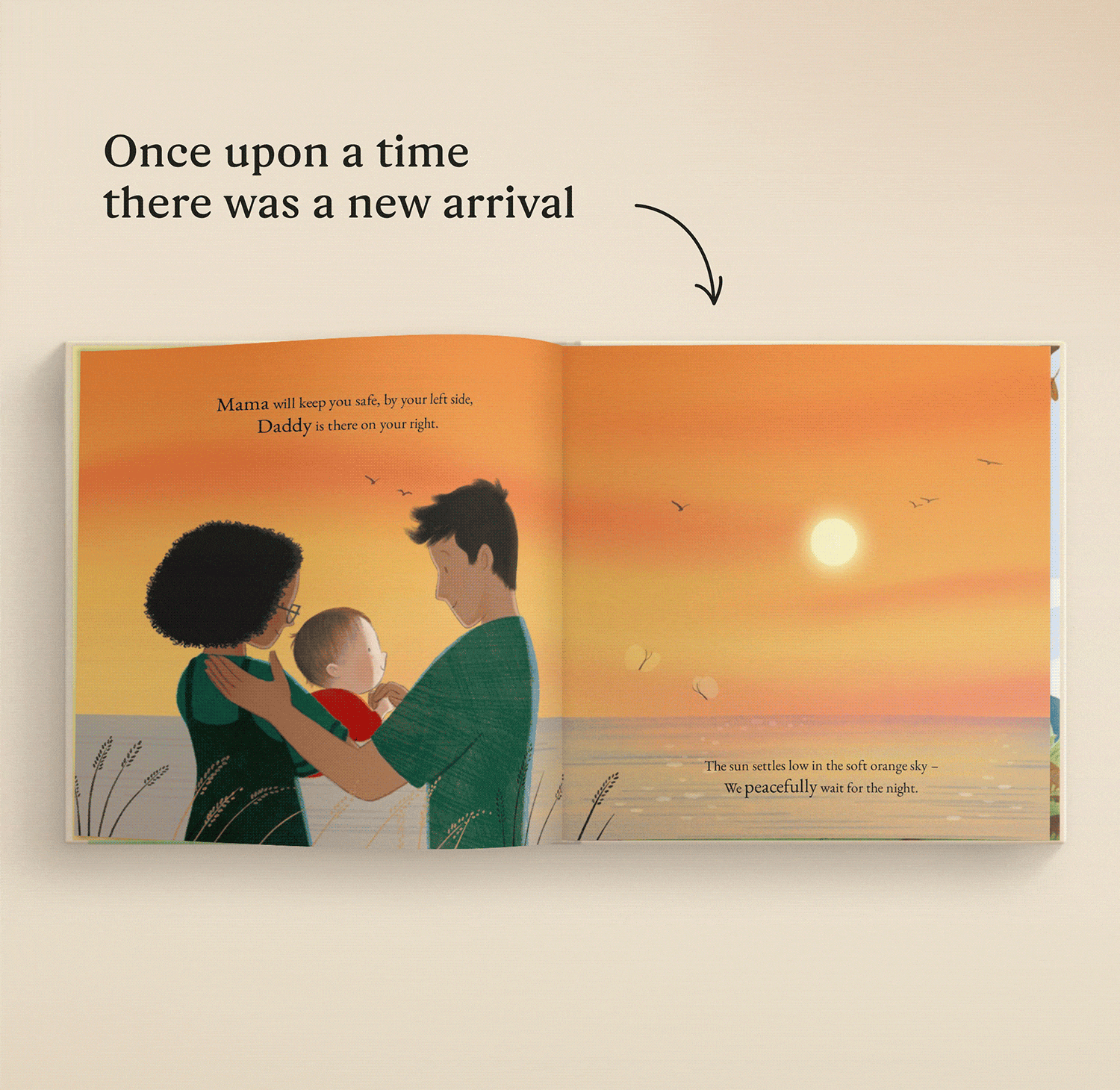 gif showing pages in personalised book