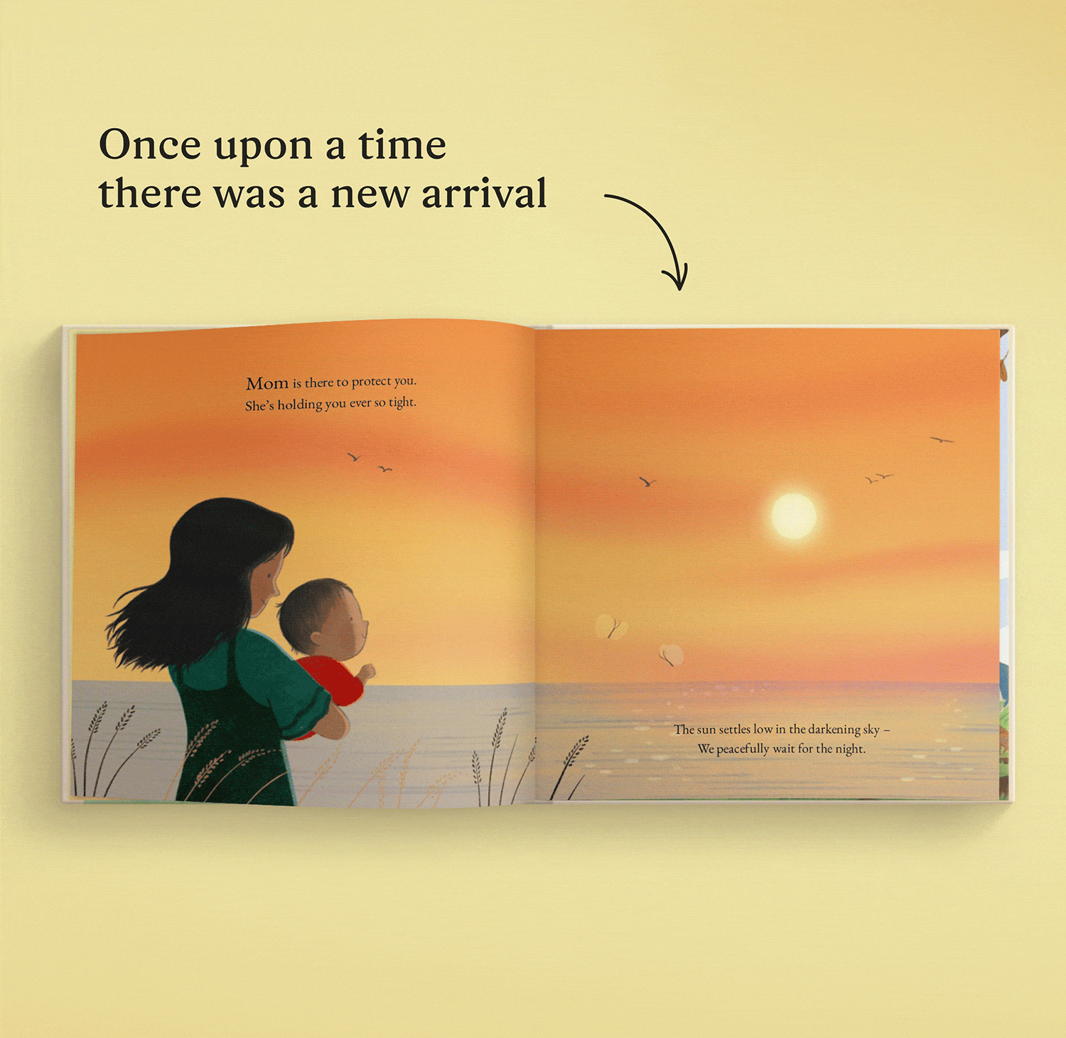 GIF showing pages in personalised book