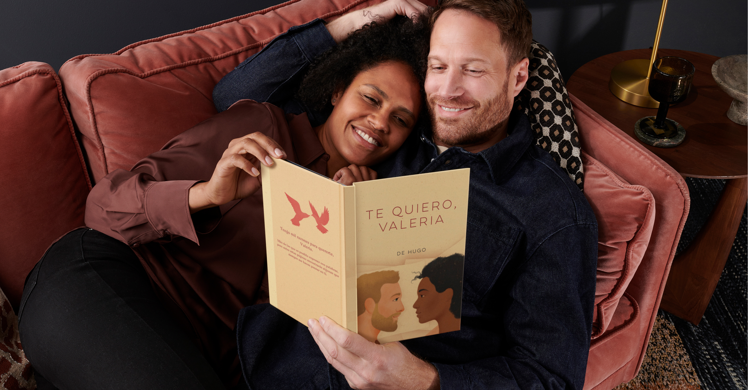 Couple reading Partner, I Love You