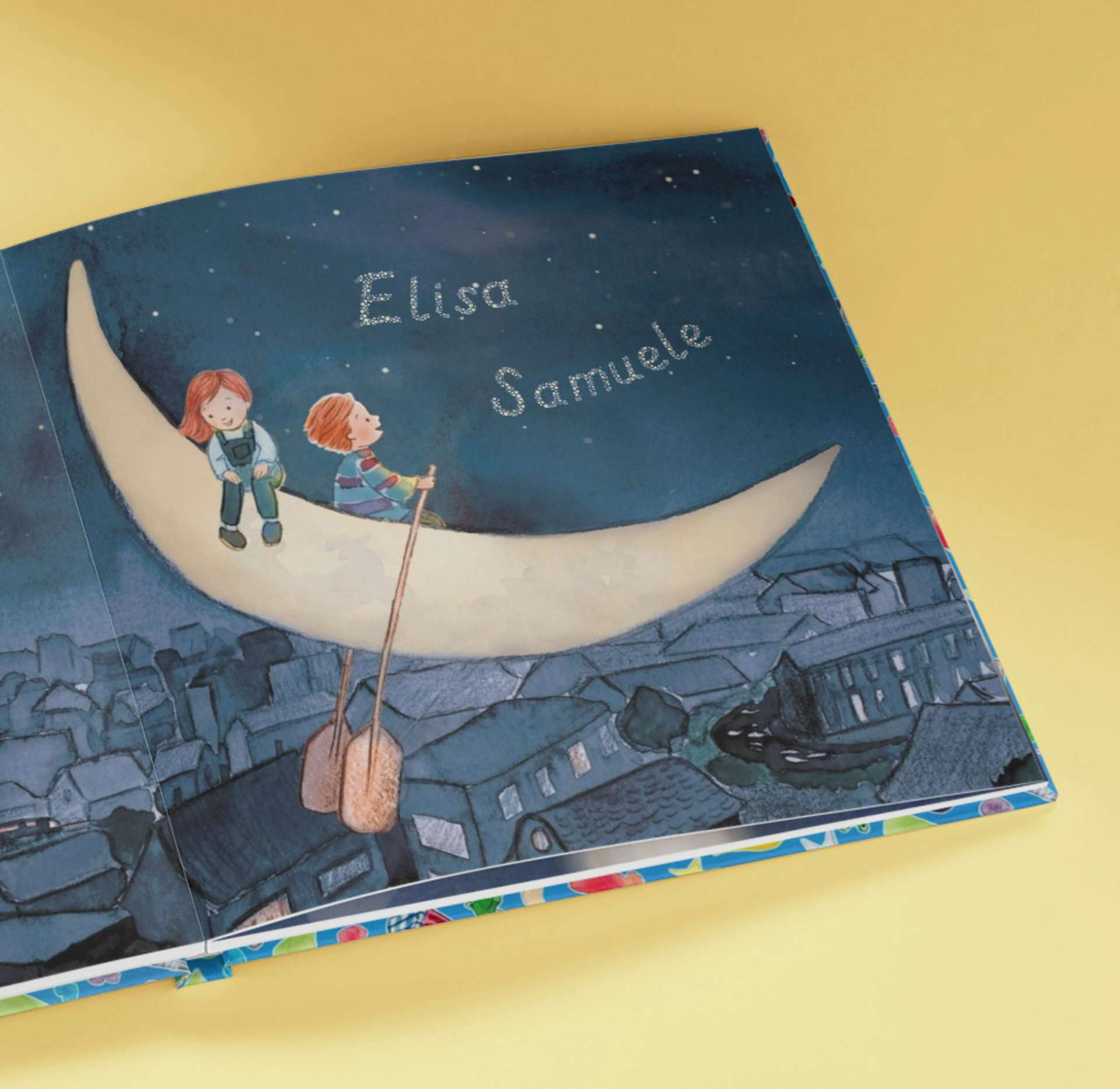 Una pagina interna di un libro personalizzato