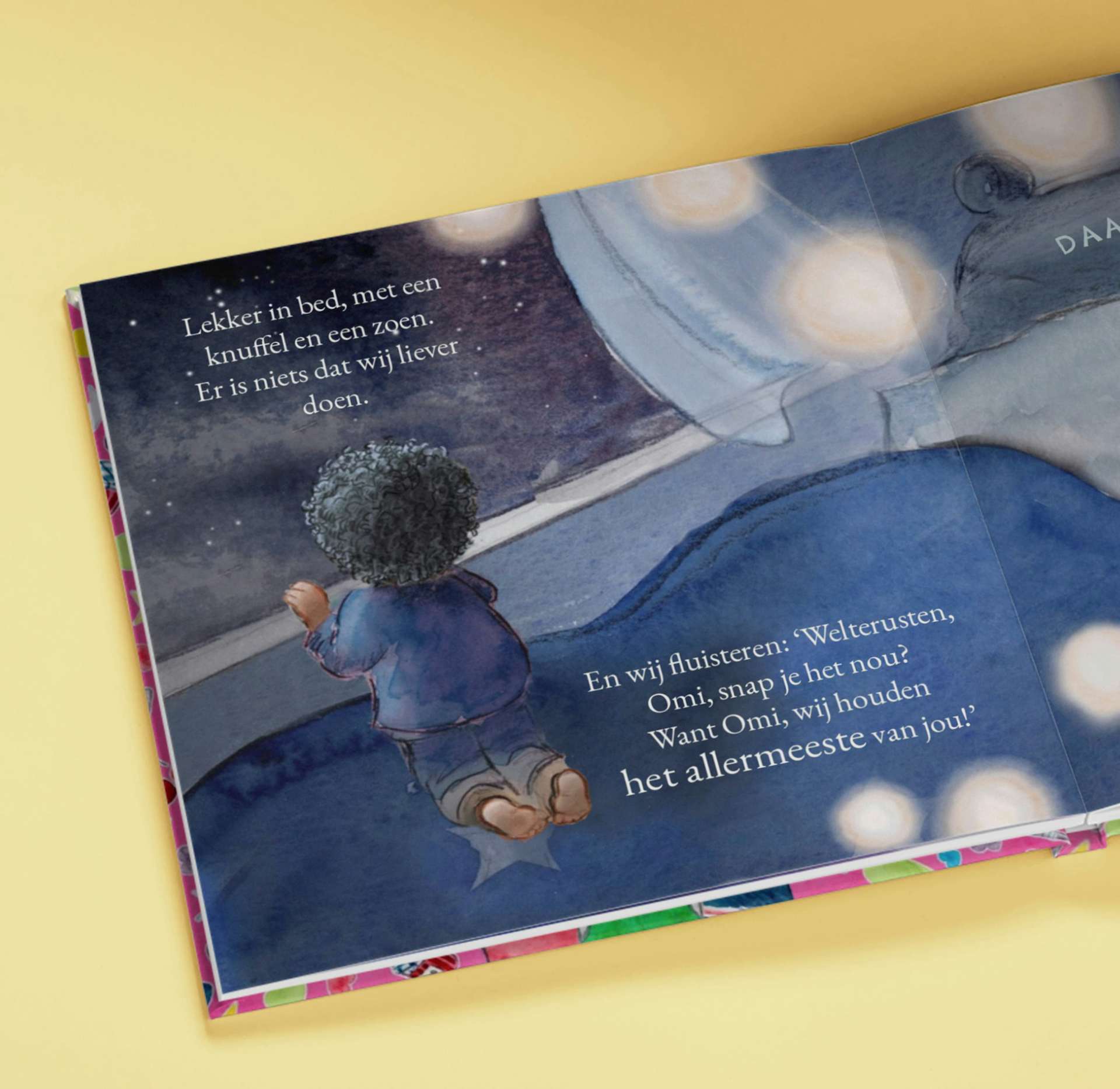 Een pagina in het gepersonaliseerde boek