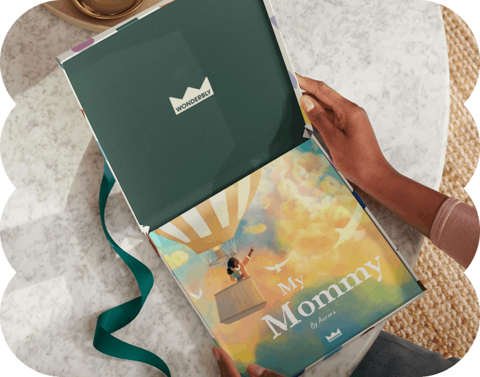 Personalised book in a gift box